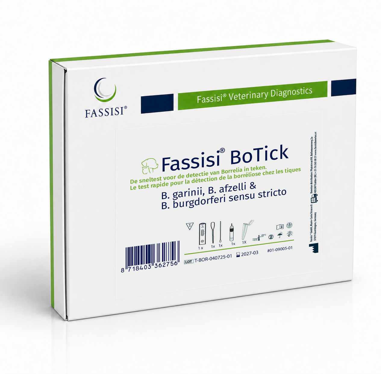 Fassisi Sneltest BoTick Thuiskit (1 stuk)