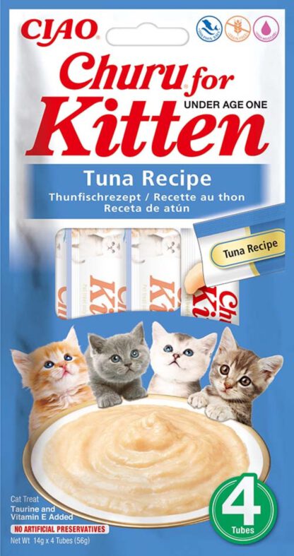 Churu Kitten 12 stuks 4-pack Tuna