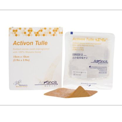 Activon Tulle 5 x 5 cm met 100% Manuka doos 5 stuks - Afbeelding 2