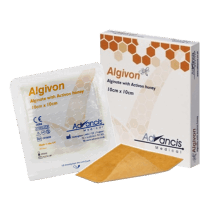 Algivon Alginaatverband 10 x 10 cm met 100% Manuka doos 5 stuks - Afbeelding 3