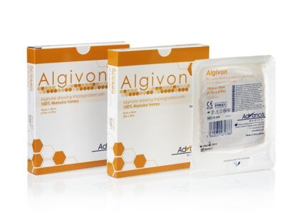 Algivon Alginaatverband 10 x 10 cm met 100% Manuka doos 5 stuks - Afbeelding 2