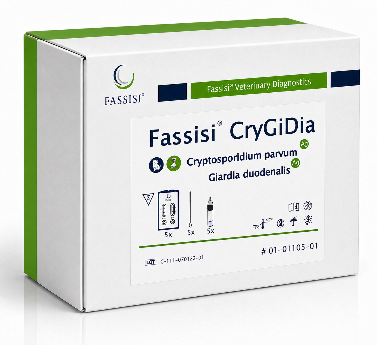 Fassisi CryGiDia Testkit 5 stuks