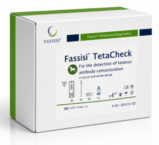 Fassisi Tetacheck - Tetanus - titertest bij paarden (5 testen)