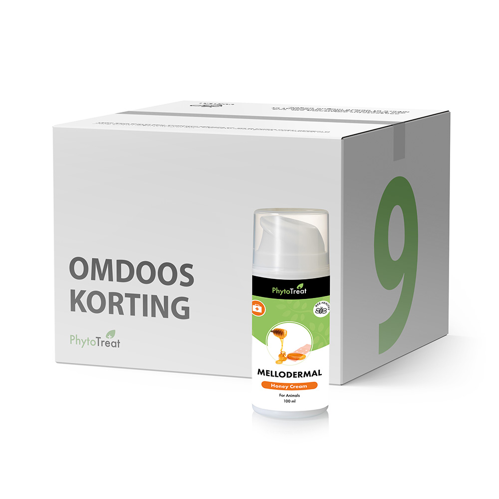 Mellodermal Honingcrème Indoor 100ml (omdoos 9 stuks)