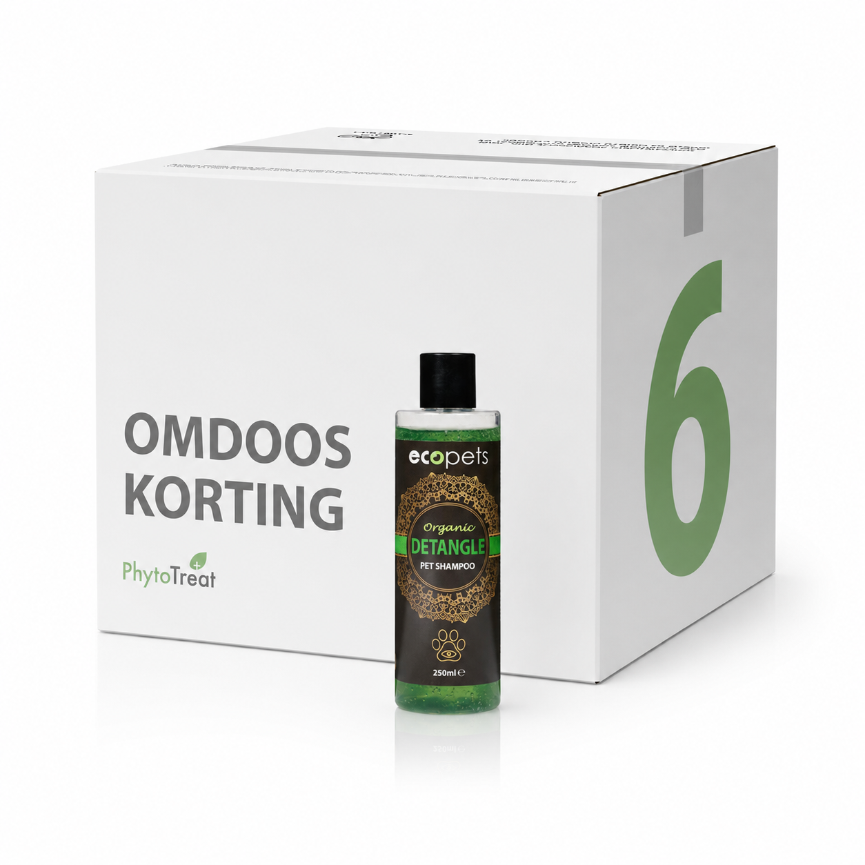 Organic Pet Shampoo Detangle (Anti-klit) - (Omdoos 6 stuks)