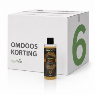 Organic Pet Shampoo Flea+ (Vlooi) - (Omdoos 6 stuks)